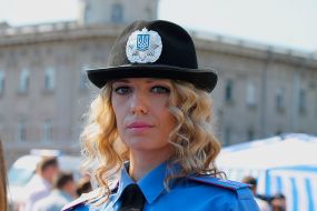 Employees of patrol police