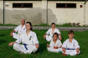 Summer practice sessions for Kyokushin karate in Hungary