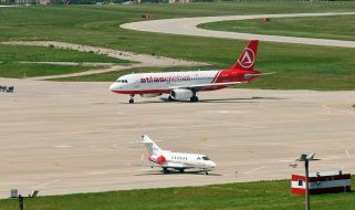 The plane "Atlasglobal" airlines