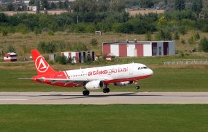 The plane "Atlasglobal" airlines