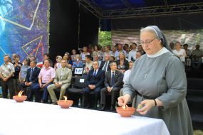 The funeral service for the dead