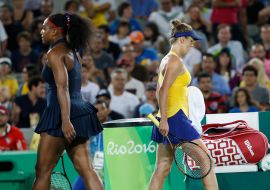 Серена Вільямс та Еліна Світоліна 