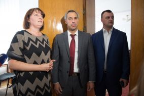 Natalia Korchak, Ruslan Ryaboshapka and Oleksandr Skopych