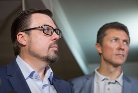 Leonid Evdochenko and Oleksandr Chauzov