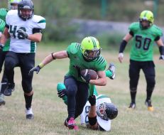 American football. "Lions" (Lviv) - "Lesoruby" (Uzhgorod)