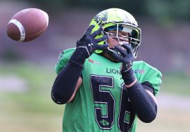 American football. "Lions" (Lviv) - "Lesoruby" (Uzhgorod)