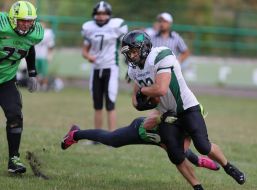 American football. "Lions" (Lviv) - "Lesoruby" (Uzhgorod)
