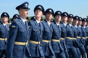Rehearsal of parade for Independence Day