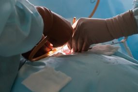 Surgeons carried out an operation