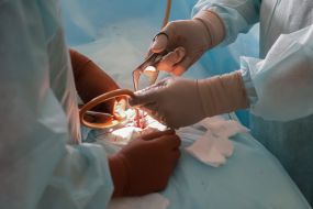 Surgeons carried out an operation