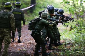 Demonstration classes soldiers of the National Guard Ukraine