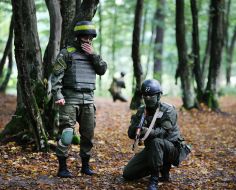 Demonstration classes soldiers of the National Guard Ukraine