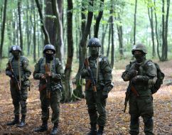 Demonstration classes soldiers of the National Guard Ukraine