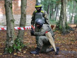 Demonstration classes soldiers of the National Guard Ukraine