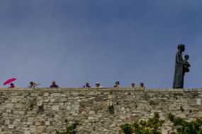 Celebration of the Day St. Stephen in Budapest (Hungary)
