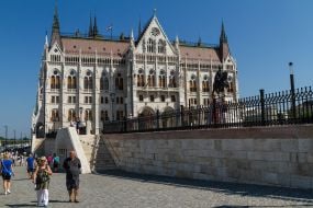 Celebration of the Day St. Stephen in Budapest (Hungary)