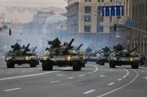 Dress rehearsal of Military Parade