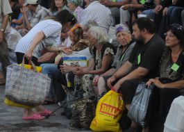 Picnic for the poor, pensioners and homeless
