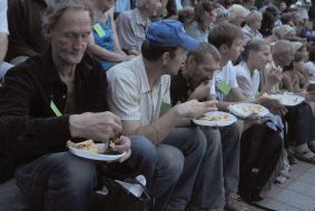 Picnic for the poor, pensioners and homeless