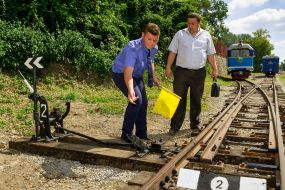 Recovery child narrow gauge railway