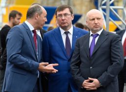 Andriy Parubiy, Yuri Lutsenko, Oleksandr Turchynov