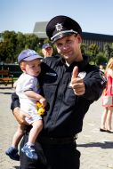 The ceremony of awarding titles to inspectors of police officers
