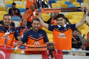 Fans of FC "Basaksehir Istanbul"