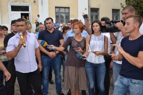 Veche of villagers of Loschynivka