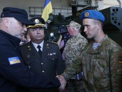 Oleksandr Turchynov and Stepan Poltorak