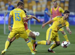 Open training of football team of Ukraine