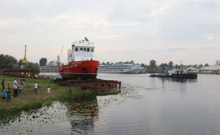 The hydrographic ship "Captain Cheremnyh"