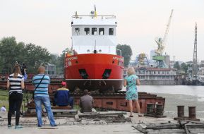 The hydrographic ship "Captain Cheremnyh"