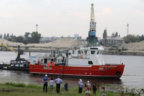 The hydrographic ship "Captain Cheremnyh"