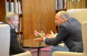 Андрей Парубий и Андрей Дещица