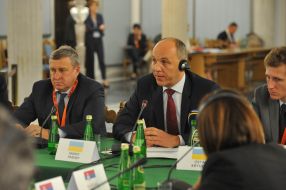 Андрій Парубій та Андрій Дещиця