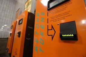Vending machines for tokens