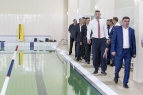 Vitali Klitschko opened the reconstructed school