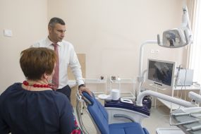 Vitali Klitschko opened the reconstructed school