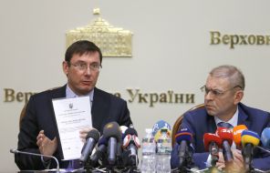 Yuriy Lutsenko and Sergei Pashinsky