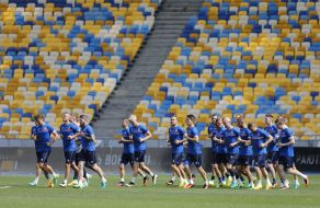 Open training of national football team Iceland