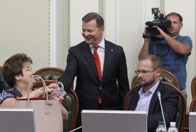 Olena Ledovskikh, Oleg Lyashko Pavlo Pynzenyk