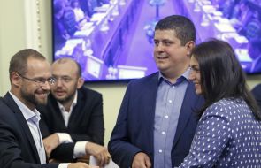Pavlo Pynzenyk, Maxim Burbak, Hanna Hopko