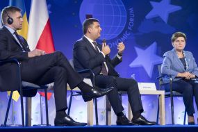 Robert Fico, Vladimir Groisman, Beata Shydlo