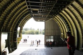 Unfinished transport aircraft An-225 "Mriya"