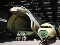 Unfinished transport aircraft An-225 "Mriya"
