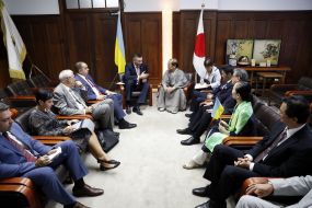 Vitali Klitschko and Daisaku Kadokawa