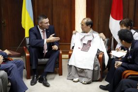 Vitali Klitschko and Daisaku Kadokawa