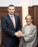 Vitali Klitschko and Daisaku Kadokawa