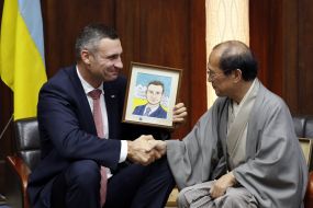 Vitali Klitschko and Daisaku Kadokawa