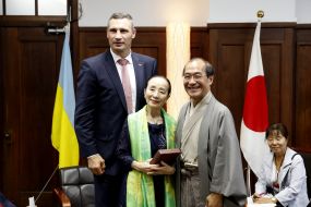 Vitali Klitschko and Daisaku Kadokawa